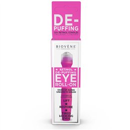 Biovene, Retinol De-Puffing, De-puffing, Eye Roll-On, 15 ml - Teknashop Ltd