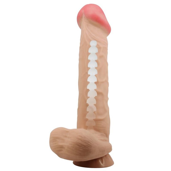 Mendel Sliding Skin Realistic Dildo 26 cm - BW-008103NRG - Teknashop Ltd