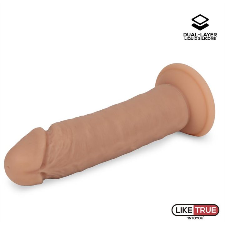Dual Layer Dildo 8.5 Flesh - LT-455 - Teknashop Ltd
