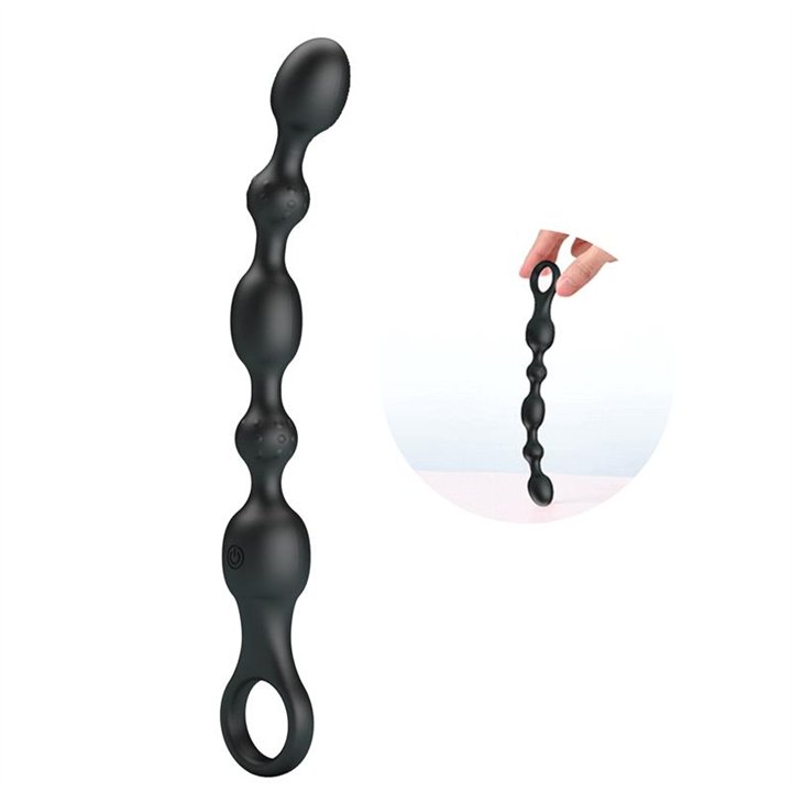 Anal Beads with Vibration - BI-040142 - Teknashop Ltd
