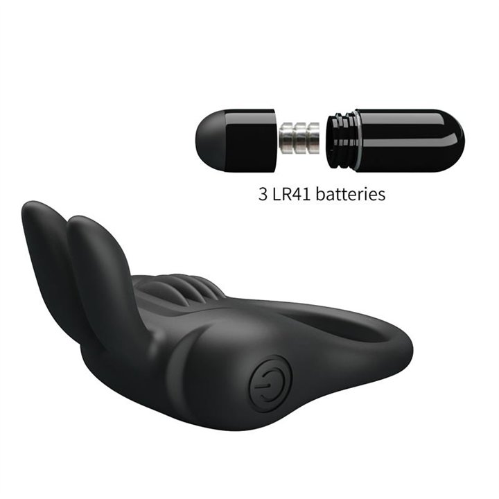 Davion Cock ring with vibration and Rabit - BI-210264 - Teknashop Ltd