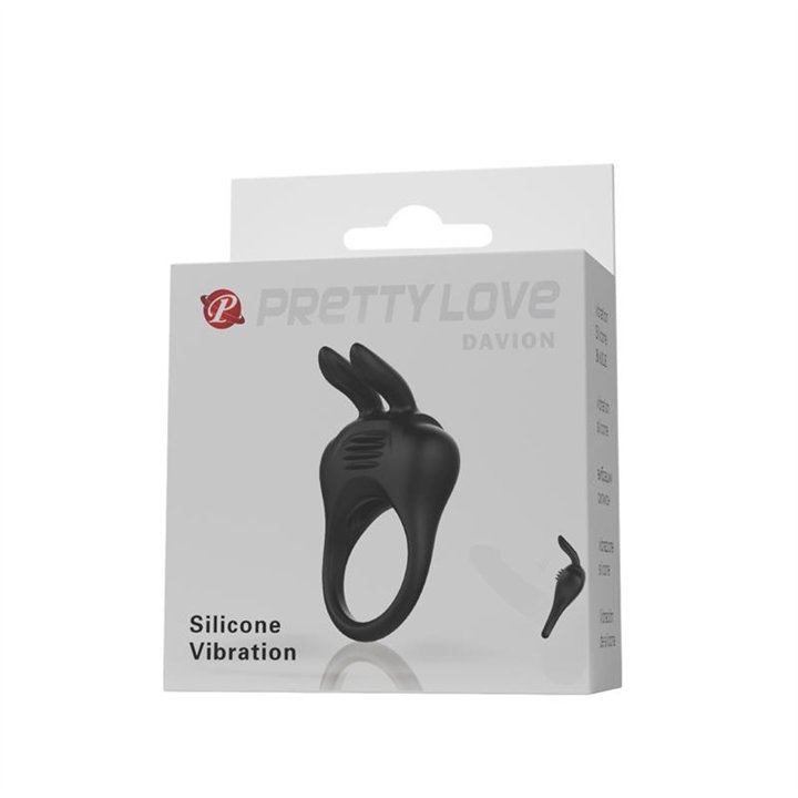Davion Cock ring with vibration and Rabit - BI-210264 - Teknashop Ltd