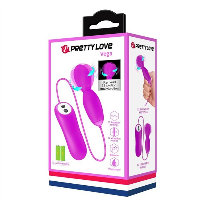 Vega Vibrating and Rotating Egg - BI-014963 - Teknashop Ltd