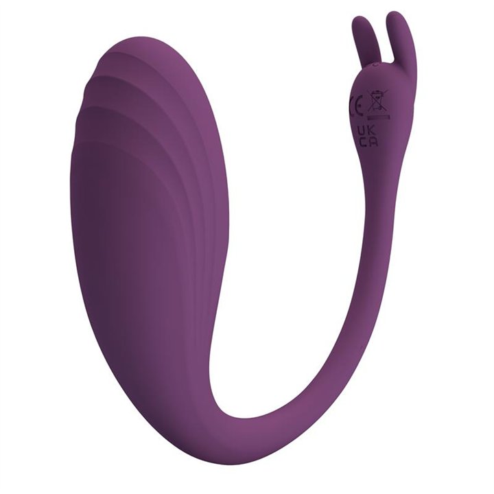 Catalina Vibrating Egg with APP Purple - BI-014935HP-1 - Teknashop Ltd
