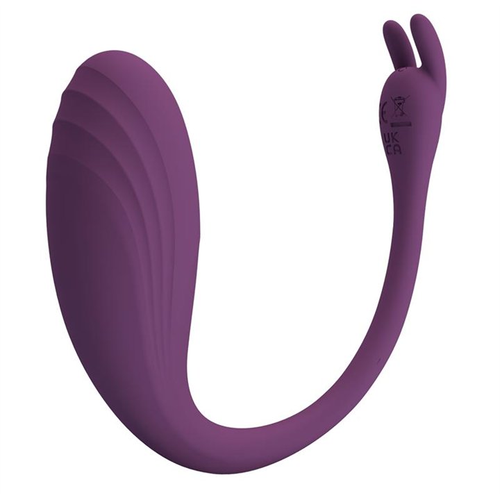Catalina Vibrating Egg with APP Purple - BI-014935HP-1 - Teknashop Ltd
