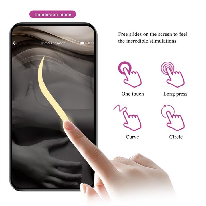 Catalina Vibrating Egg with APP Purple - BI-014935HP-1 - Teknashop Ltd
