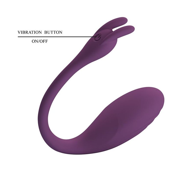Catalina Vibrating Egg with APP Purple - BI-014935HP-1 - Teknashop Ltd