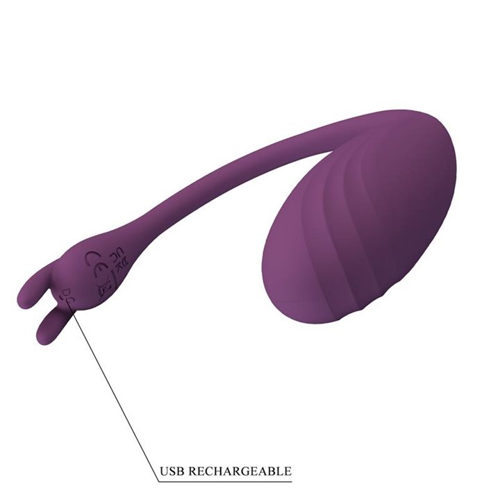 Catalina Vibrating Egg with APP Purple - BI-014935HP-1 - Teknashop Ltd