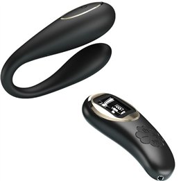 PRETTY LOVE - NATHAN DOUBLE PLEASURE VIBRATOR REMOTE CONTROL - D-238084 - Teknashop Ltd