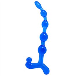 BAILE - BENDY TWIST BLUE ANAL BALLS - D-220140 - Teknashop Ltd
