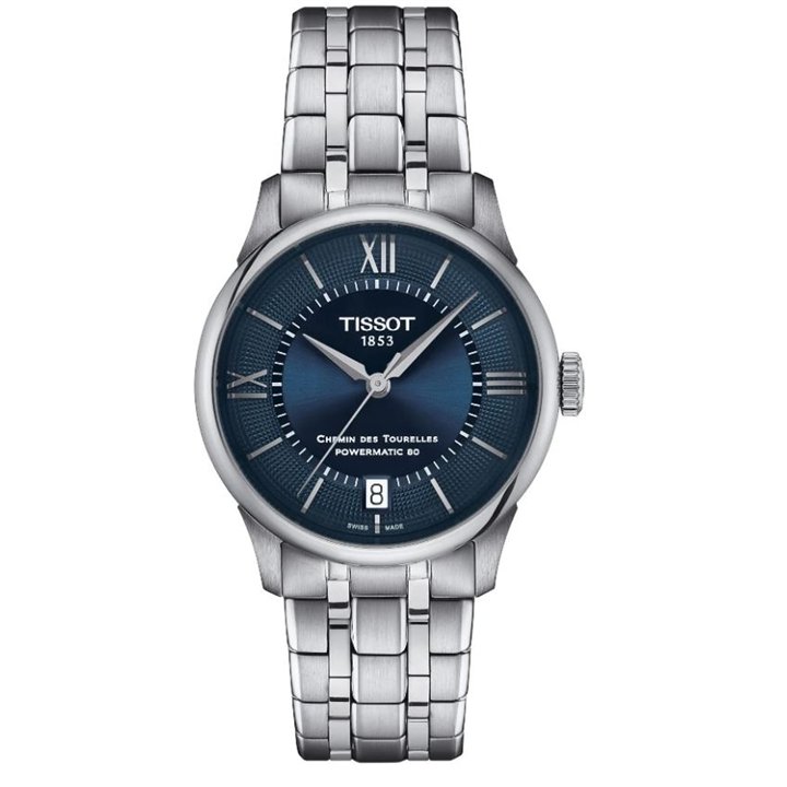 TISSOT Mod. CHEMIN DES TOURELLES POWERMATIC 80 - BLUE - WW.T1392071104800 - Teknashop Ltd