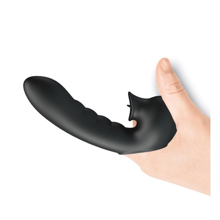 Hobgoblin Finger Sleeve Vibration and Stimulating Tongue - BI-014714 - Teknashop Ltd