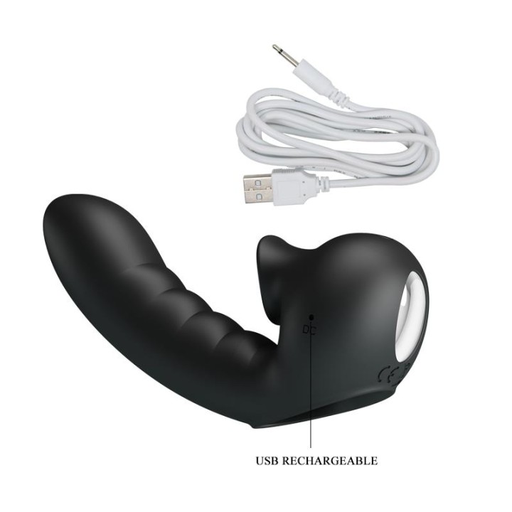 Hobgoblin Finger Sleeve Vibration and Stimulating Tongue - BI-014714 - Teknashop Ltd
