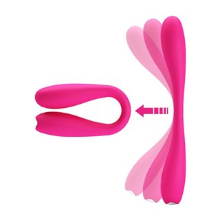 Yedda Vibrator Bendable Pink - BI-014710-1 - Teknashop Ltd