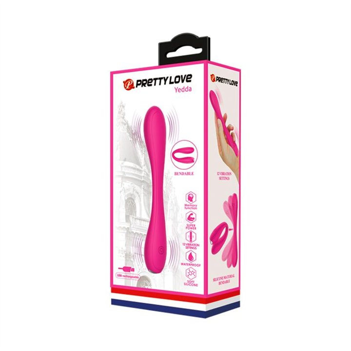 Yedda Vibrator Bendable Pink - BI-014710-1 - Teknashop Ltd