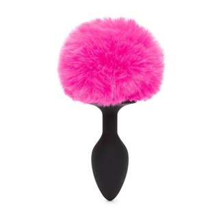 Butt Plug with Pink Fur Tail Small - HR-80243 - Teknashop Ltd