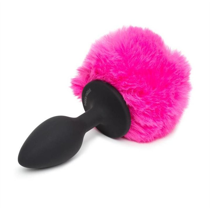 Butt Plug with Pink Fur Tail Small - HR-80243 - Teknashop Ltd