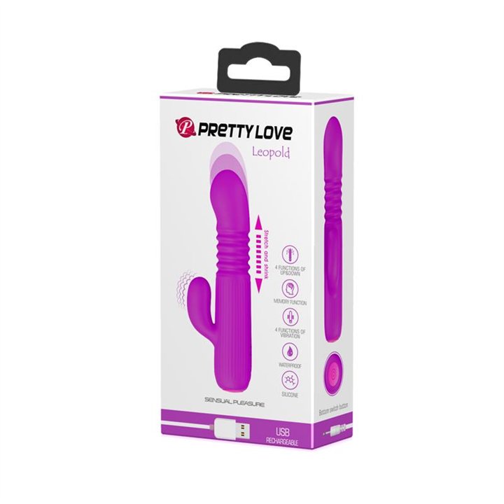 Leopold Thrusting Vibe USB Silicone - BI-014593 - Teknashop Ltd