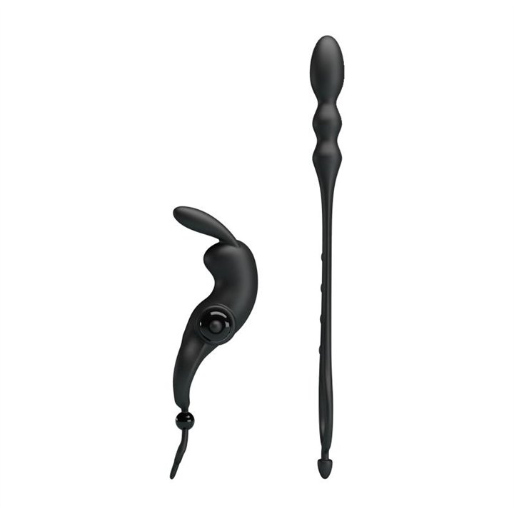 Vibrating Ring with Desmontable Anal Chain - BI-210213 - Teknashop Ltd