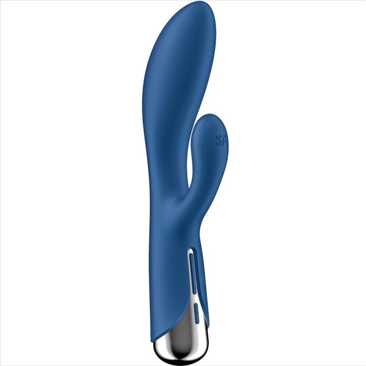 SATISFYER - SPINNING RABBIT 1 CLITORIS AND G-SPOT STIMULATION BLUE - D-237585 - Teknashop Ltd