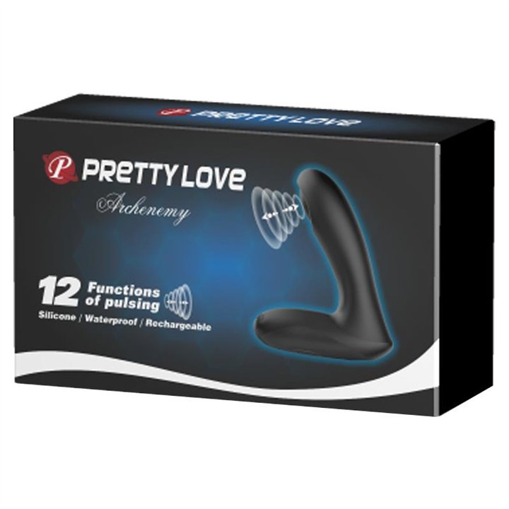 Prostatic and Anal Stimulatror Archenemy Pulsing USB Silicone - BI-040080 - Teknashop Ltd