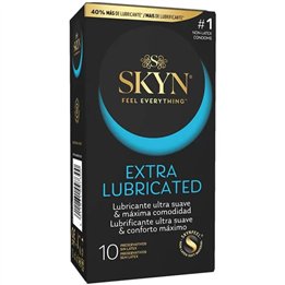 SKYN - EXTRA LUBRICATED CONDOM 10 UNITS - D-243341 - Teknashop Ltd