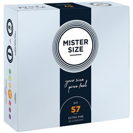 MISTER SIZE - CONDOM SIZE L 57 MM (36 UNITS) - D-242286 - Teknashop Ltd