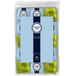 MISTER SIZE - CONDOM SIZE S 49 MM (100 UNITS) - D-242299 - Teknashop Ltd