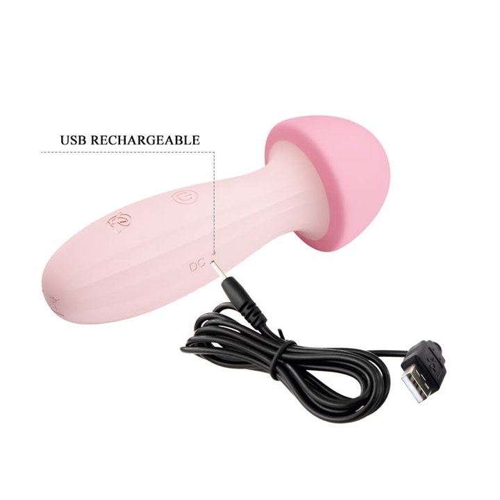 Mushroom Vibe/Massager Silicone USB - BI-014681 - Teknashop Ltd