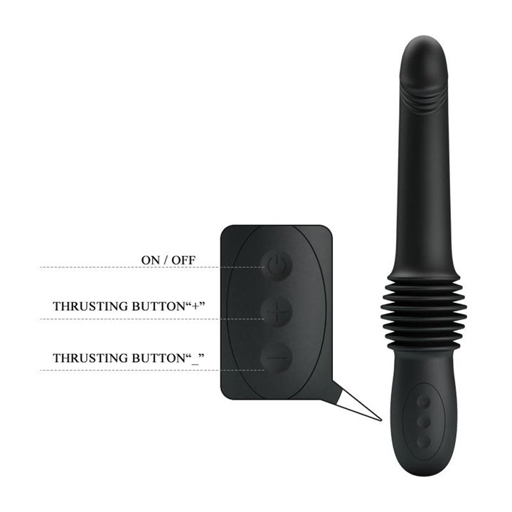 Pazuzu Thrusting Vibe USB Silicone - BW-069006 - Teknashop Ltd