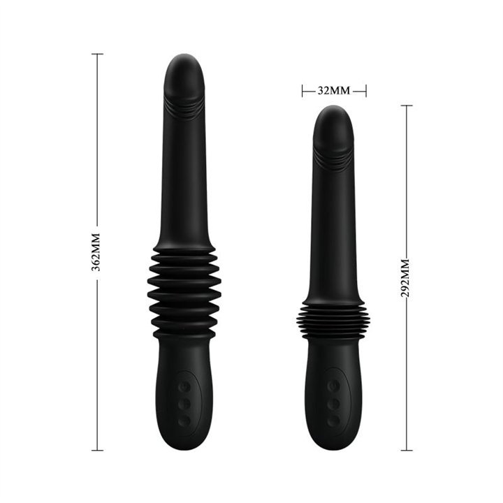 Pazuzu Thrusting Vibe USB Silicone - BW-069006 - Teknashop Ltd