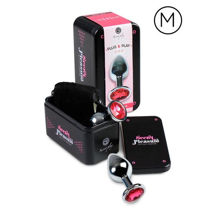 Butt Plug Size M Fucsia - F6152F - Teknashop Ltd