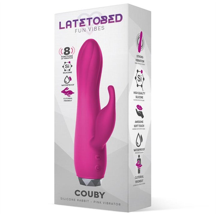 Couby Silicone Rabbit Vibe Pink - G-854 - Teknashop Ltd