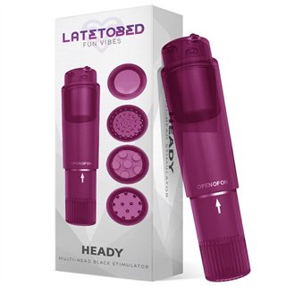 Heady Stimulator Multi-Head Purple - G-879 - Teknashop Ltd