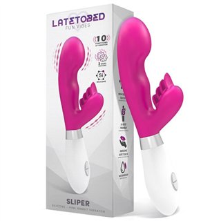 Sliper Rabbit Vibe Silicone Pink - G-869 - Teknashop Ltd