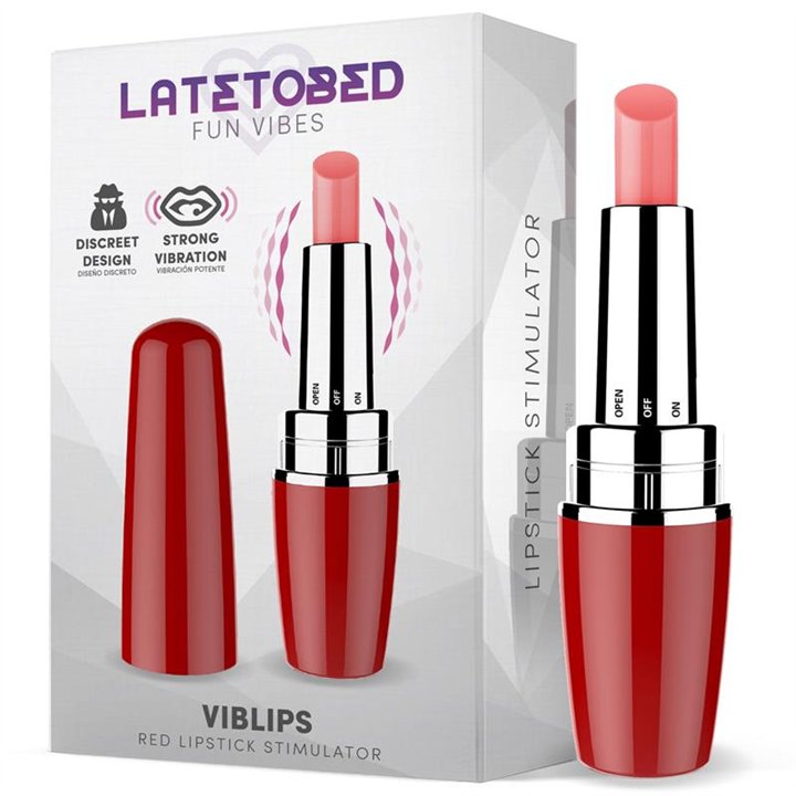 Viblips Lipstick Stimulator Red - G-867 - Teknashop Ltd