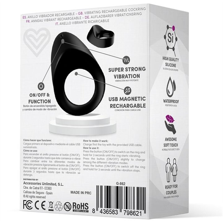 Picker Silicone Couple Cockring - G-862 - Teknashop Ltd