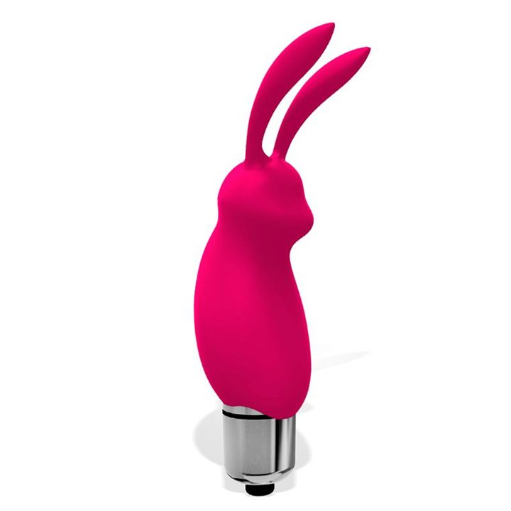 Hopye Rabbit Vibrating Bullet Silicone Pink - G-864 - Teknashop Ltd