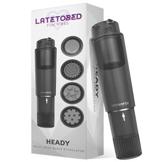 Heady Stimulator Multi-Head Black - G-878 - Teknashop Ltd