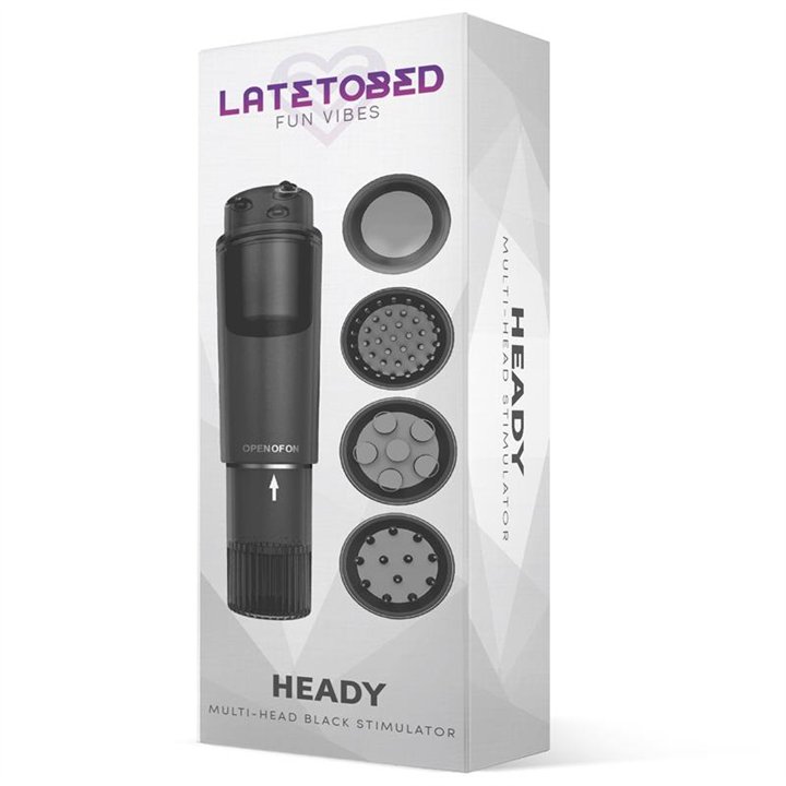 Heady Stimulator Multi-Head Black - G-878 - Teknashop Ltd