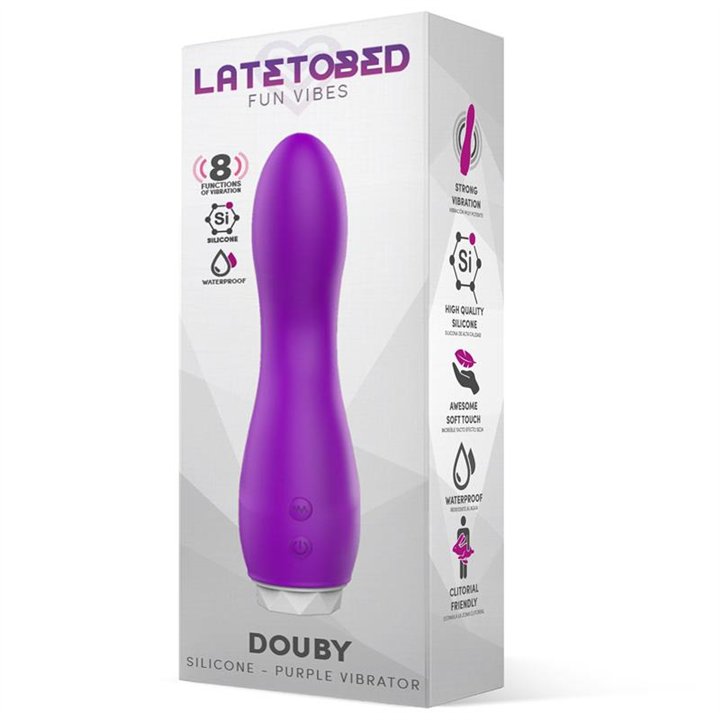 Douby Vibe Silicone Purple - G-881 - Teknashop Ltd