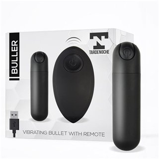 Buller Vibrating Bullet Remote Control USB Silicone Black - T-114 - Teknashop Ltd
