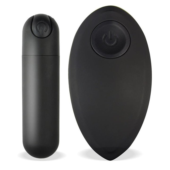 Buller Vibrating Bullet Remote Control USB Silicone Black - T-114 - Teknashop Ltd
