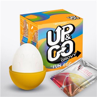 Grovy Masturbator Egg Elastic Yellow - UG-071 - Teknashop Ltd