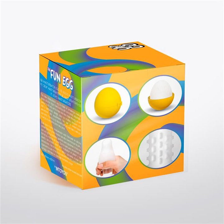 Grovy Masturbator Egg Elastic Yellow - UG-071 - Teknashop Ltd