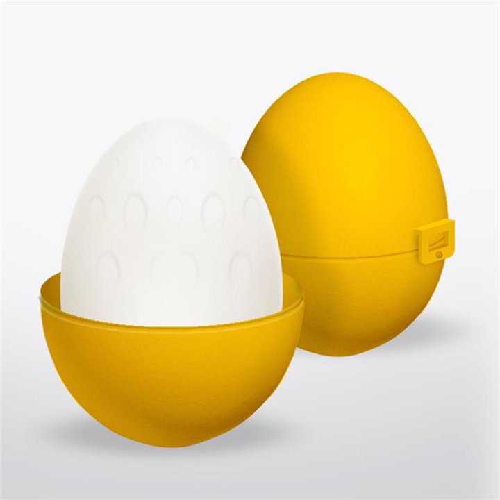 Grovy Masturbator Egg Elastic Yellow - UG-071 - Teknashop Ltd