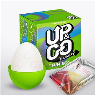 Bumpy Masturbator Egg Elastic Green - UG-070 - Teknashop Ltd