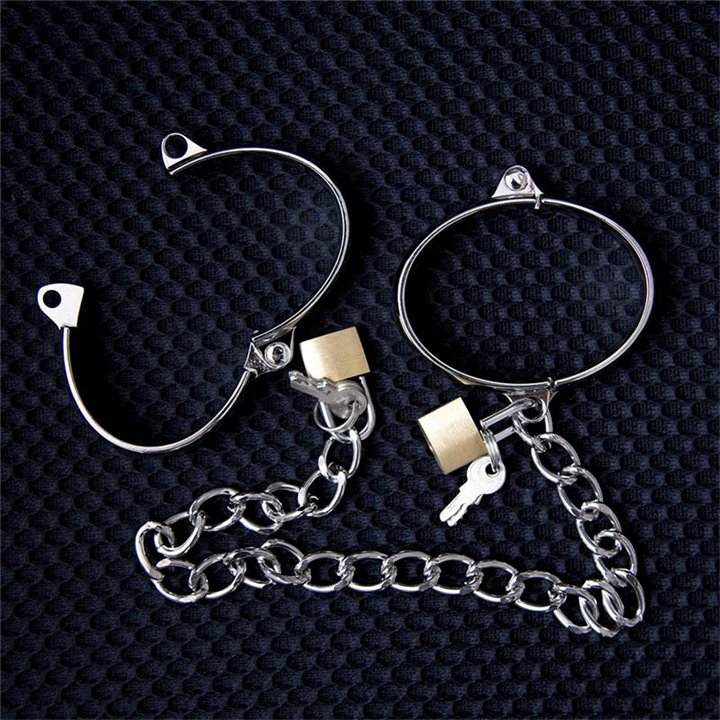 Metal Hand Cuff for Men 7 cm - 843658379452 - Teknashop Ltd