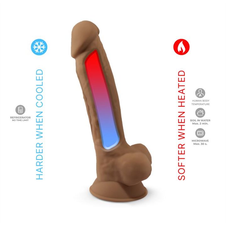 Dildo Dual Density Mod. 1 - 7 Caramel - SD-220260 - Teknashop Ltd