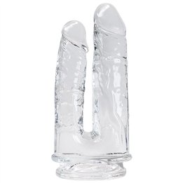 Imperium Double Dildo Jelly Clear - A-20740 - Teknashop Ltd